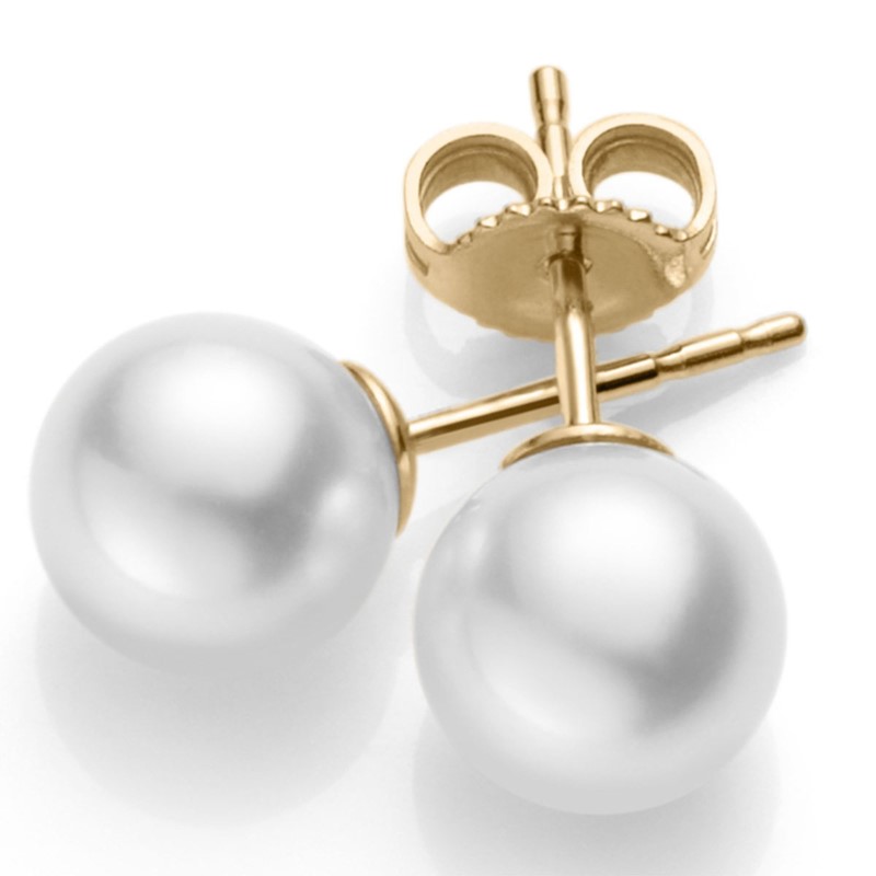 Estate Akoya Pearl Earrings